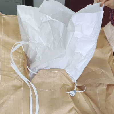 Beige Baffle Bulk Bag 100 x 100 x 115 in Bundle Packing — view 4