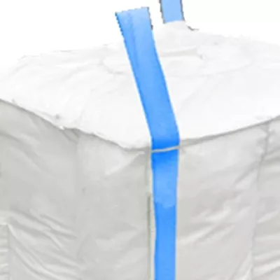 Uncoated Virgin PP Baffle Bag for Cement with Side-Seam Loops — view 2