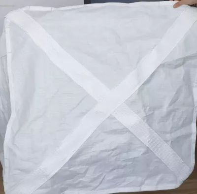 Skirt-Top U-Panel Bulk Bag with Flat Base and Side-Seam Loops — view 3