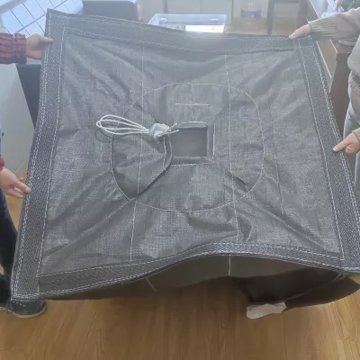 Black Potato Bulk Bag with Cross-Corner Loops — view 4
