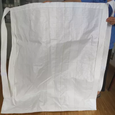 Open-Top White Paper Roll Bulk Bag with Custom Logo Printing — view 2