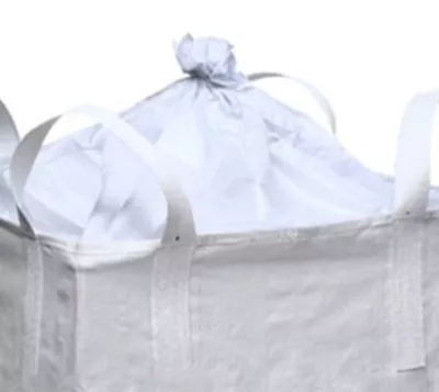 Bolsa circular blanca con parte superior tipo duffle 93 x 93 x 120 — view 3
