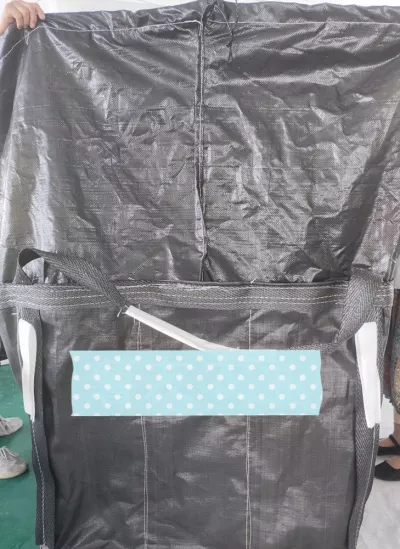 Black Potato Baffle Bag with Customer Logo Printing — view 2