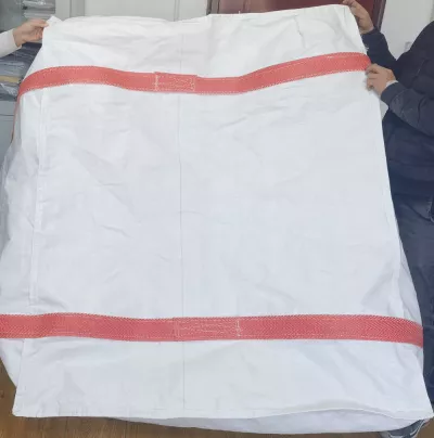 Bolsa a granel circular con fald&oacute;n de llenado y fondo plano — view 4