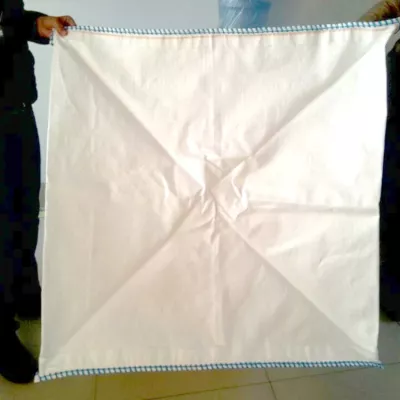 Two-Loop White U-Panel Bulk Bag with Filling Skirt — view 4