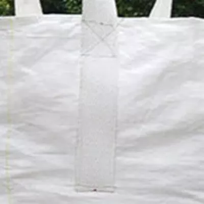 Uncoated Tubular Bag with Safety Stitching and Open Top — view 4
