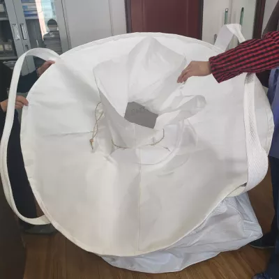 Single-Colour Printed Cement Bag DIA127 x 140cm — view 4