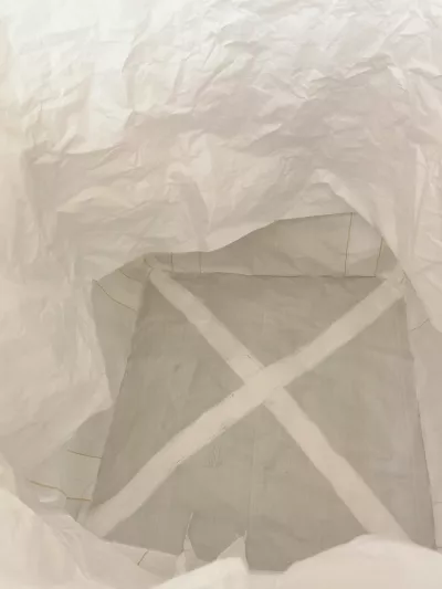 Skirt-Top Tubular Container FIBC with Flat Base and Side-Seam Loops — view 2
