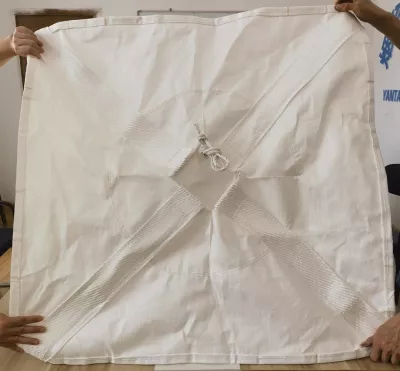 Skirt-Top U-Panel Bulk Bag with Flat Base and Side-Seam Loops — view 6