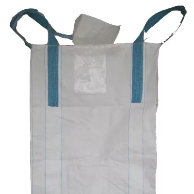 Coated White Tubular FIBC 95 x 95 x 110 — view 2