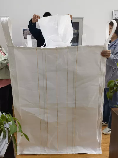 Baffle Chemical Packing Bag with Filler Cord — view 2