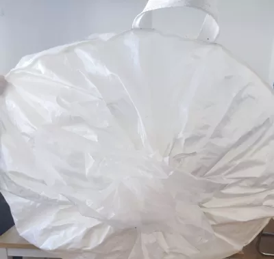 Tubular Cement Packing Bag with Side-Seam Loops — view 4