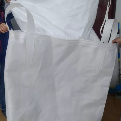93x93x120 Virgin-PP Industrial Bag with Two Spouts — view 3