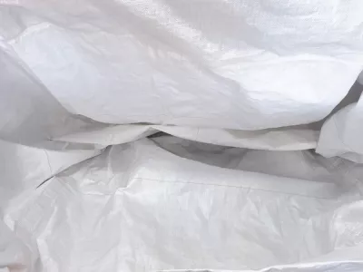 Bolsa a granel circular con fald&oacute;n de llenado y fondo plano — view 6