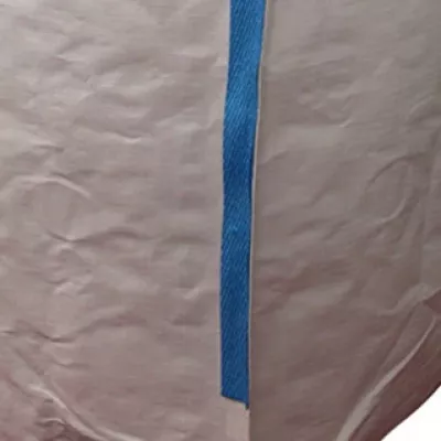 Tubular Cement FIBC with Side-Seam Loops and Dual Spouts — view 4