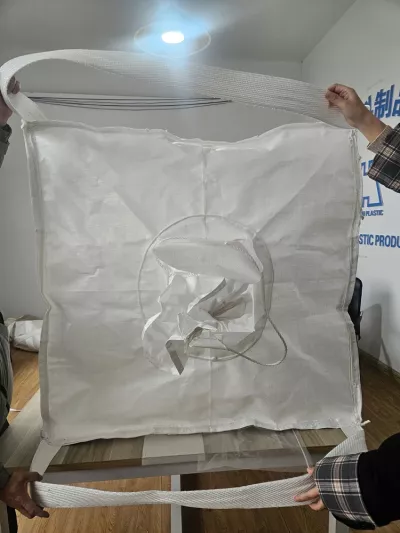 Coated Baffle FIBC 100 x 100 x 130 with Side-Seam Loops — view 4