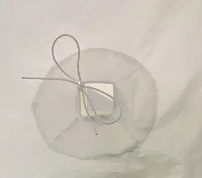White U-Panel Seed Bulk Bag with Fill and Discharge Spouts — view 5