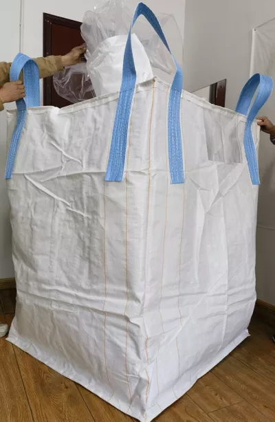 Tubular FIBC with Blue Stiff Lifting Loops — view 2