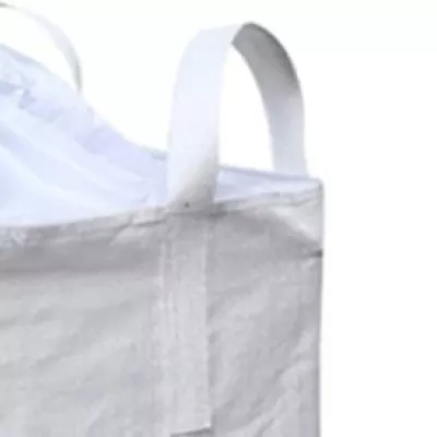 Bolsa circular blanca con parte superior tipo duffle 93 x 93 x 120 — view 2