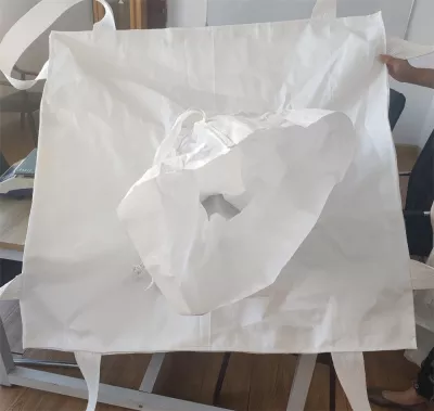 U-Panel Transport Bulk Bag with Cross-Corner Lifting Loops — view 4