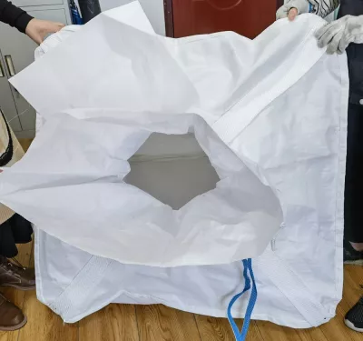 91.5x91.5x125 Tubular Fertilizer Bag with Two Spouts — view 6