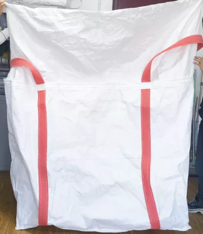 Bolsa a granel circular con fald&oacute;n de llenado y fondo plano — view 2