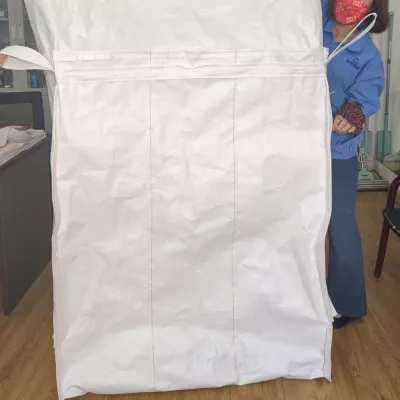 Uncoated U-Panel Baffle FIBC with Side-Seam Loops — view 4