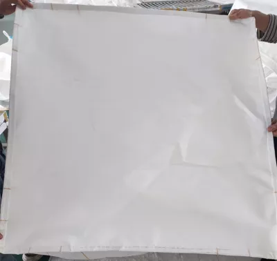 Coated White PP Skirt-Top Bag 90 x 90 x 110 — view 4