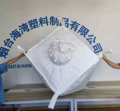 Flat-Bottom Fly Ash Bulk Bag with Top Fill Spout — view 4