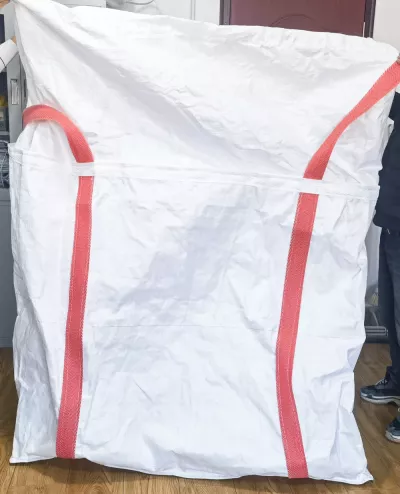 Bolsa a granel circular con fald&oacute;n de llenado y fondo plano — view 3