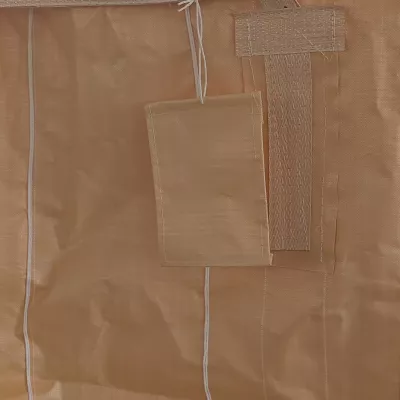 Beige Baffle FIBC with a 5:1 Safety Factor — view 2
