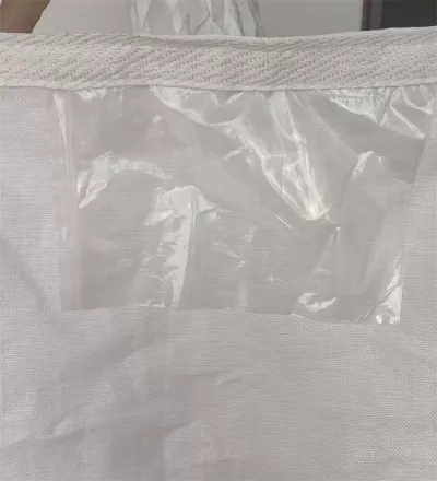 Super sack circolare PP 100 x 100 x 120 con anelli ad angolo incrociato — view 2