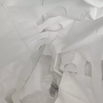 Uncoated U-Panel Baffle FIBC with Side-Seam Loops — view 6