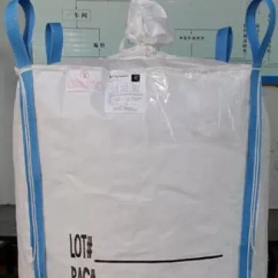 White U-Panel Jumbo Bag with Siftproof Designation and Dual Spouts — view 2