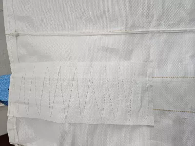 Custom Size Baffle FIBC with Side-Seam Loops — view 3