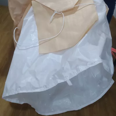 Beige U-Panel Polypropylene Bulk Bag with Custom Logo Printing — view 6