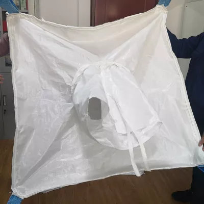 38x38x55 Four-Panel Powder FIBC with Baffles — view 6