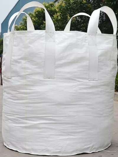 Uncoated Tubular Bag with Safety Stitching and Open Top — view 2