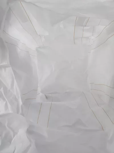 Coated White PP Skirt-Top Bag 90 x 90 x 110 — view 5