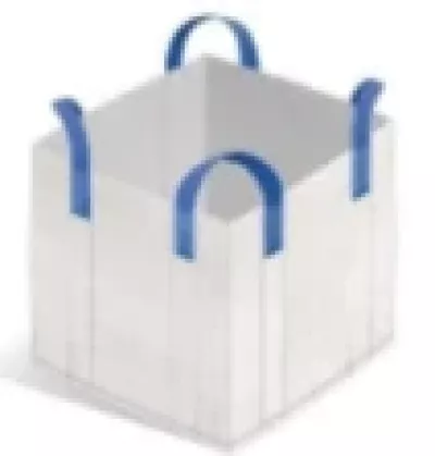 90x90x127 Open-Top Tubular Sand Container with Flat Base — view 2