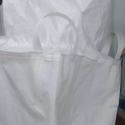 93x93x120 Virgin-PP Industrial Bag with Two Spouts — view 4