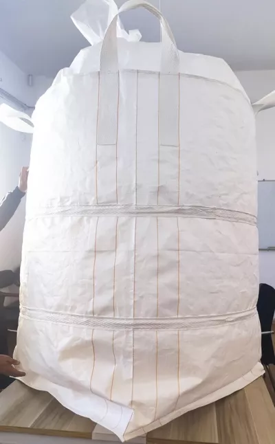 Tubular Cement Packing Bag with Side-Seam Loops — view 3
