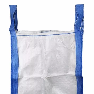 70x70x60 White Tubular Sand FIBC with Side-Seam Loops — view 2