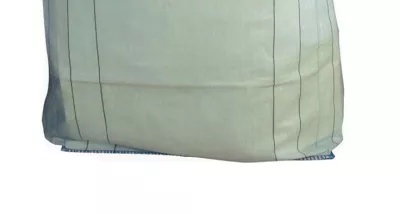 Blue-Loop White Tubular Sand Bag with Fully Open Top — view 6