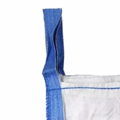 70x70x60 White Tubular Sand FIBC with Side-Seam Loops — view 3