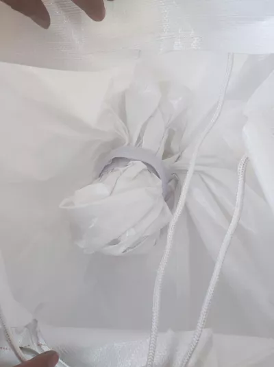 Coated White Baffle FIBC 100 x 100 x 120 — view 6