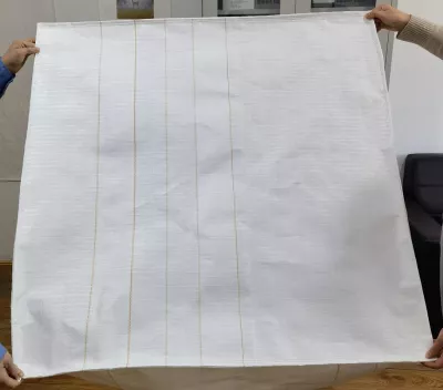 Unlined Open-Top Bulk Bag with Flat Bottom — view 2