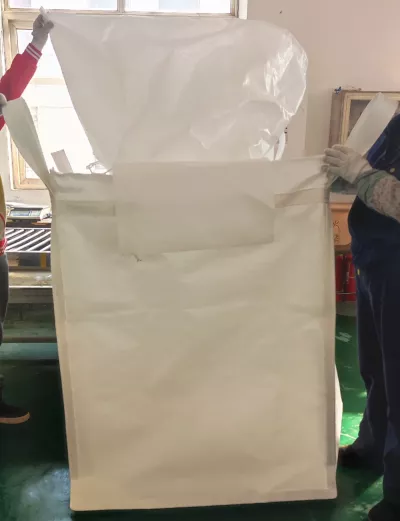 U-Panel Powder Bulk Bag with Side-Seam Loops and Spouts — view 3