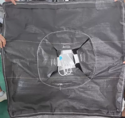 Black Potato Baffle Bag with Customer Logo Printing — view 5