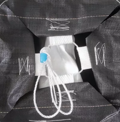Black Potato Baffle Bag with Customer Logo Printing — view 6